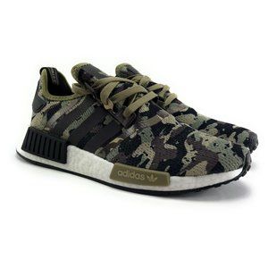 Adidas Men's NMD_R1 Camo Cargo Savanna Green Shoes GV8796 Sizes 7 - 12